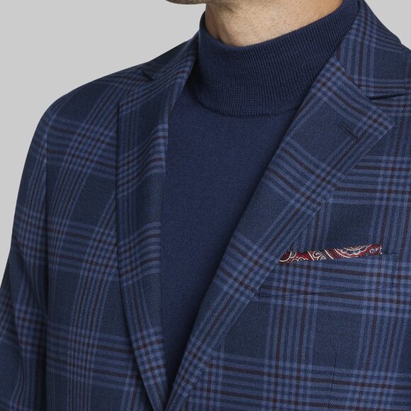 NEW Jos. A. Bank Tailored Fit Plaid Sport coat - Picture 2 of 5